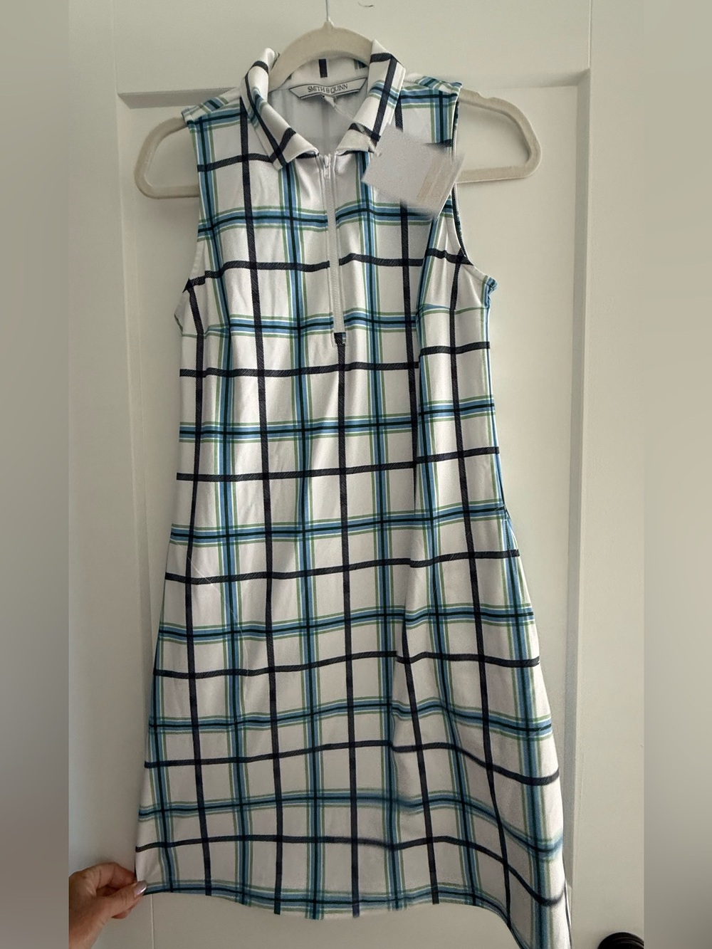 NWT Smith & Quinn Katherine 2.0 Golf Dress Club Plaid Size S